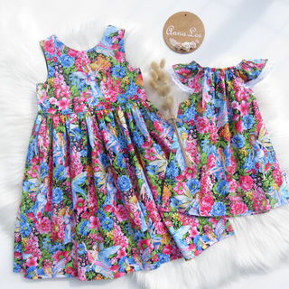 *SOLD OUT* Alexa Dress and Mia Dress - Floral Fairy 